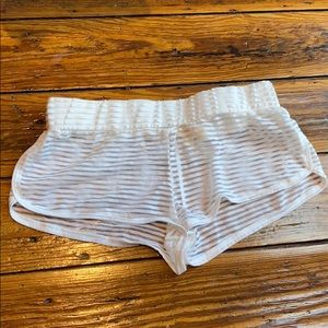White Swim shorts